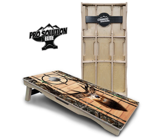 Camo Deer & Fish Cornhole Boards - Pro Elite Series