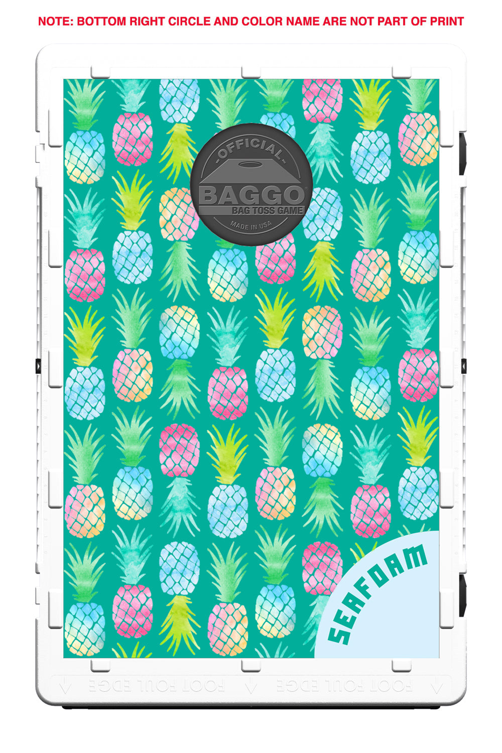 Pineapple Pattern Bean Bag Toss Game by BAGGO