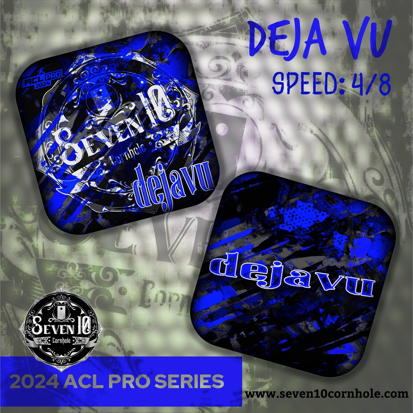 Seven 10 Cornhole Bags - Deja Vu - ACL 2024 Pro Series