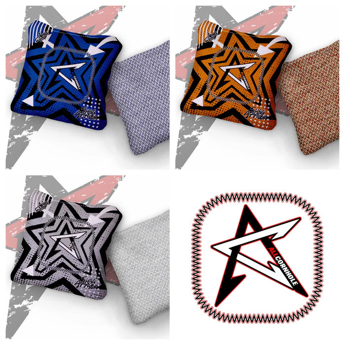 Shag Attack Cornhole Bags - Starburst Edition