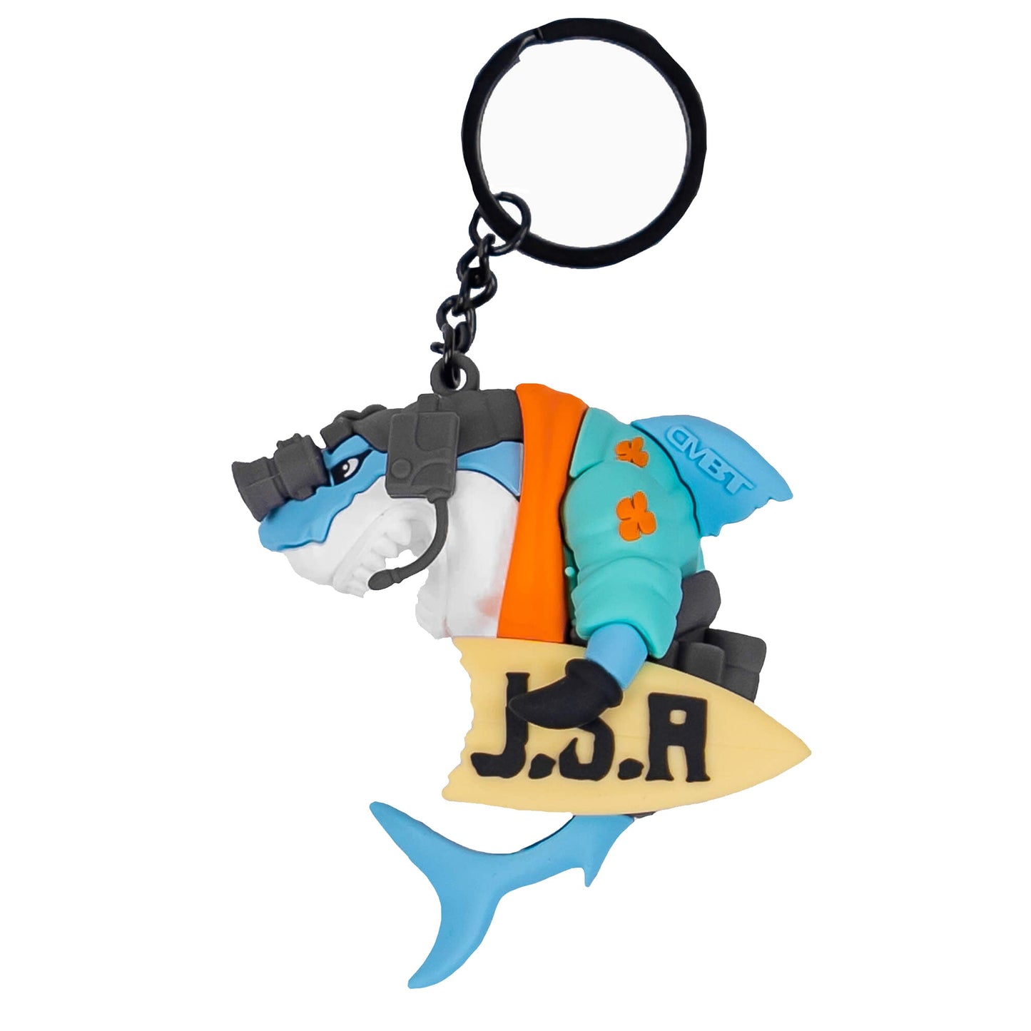 Tactical 3D PVC Keychain