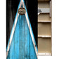 Quick Ship Cornhole Boards - Blue Triangle Design
