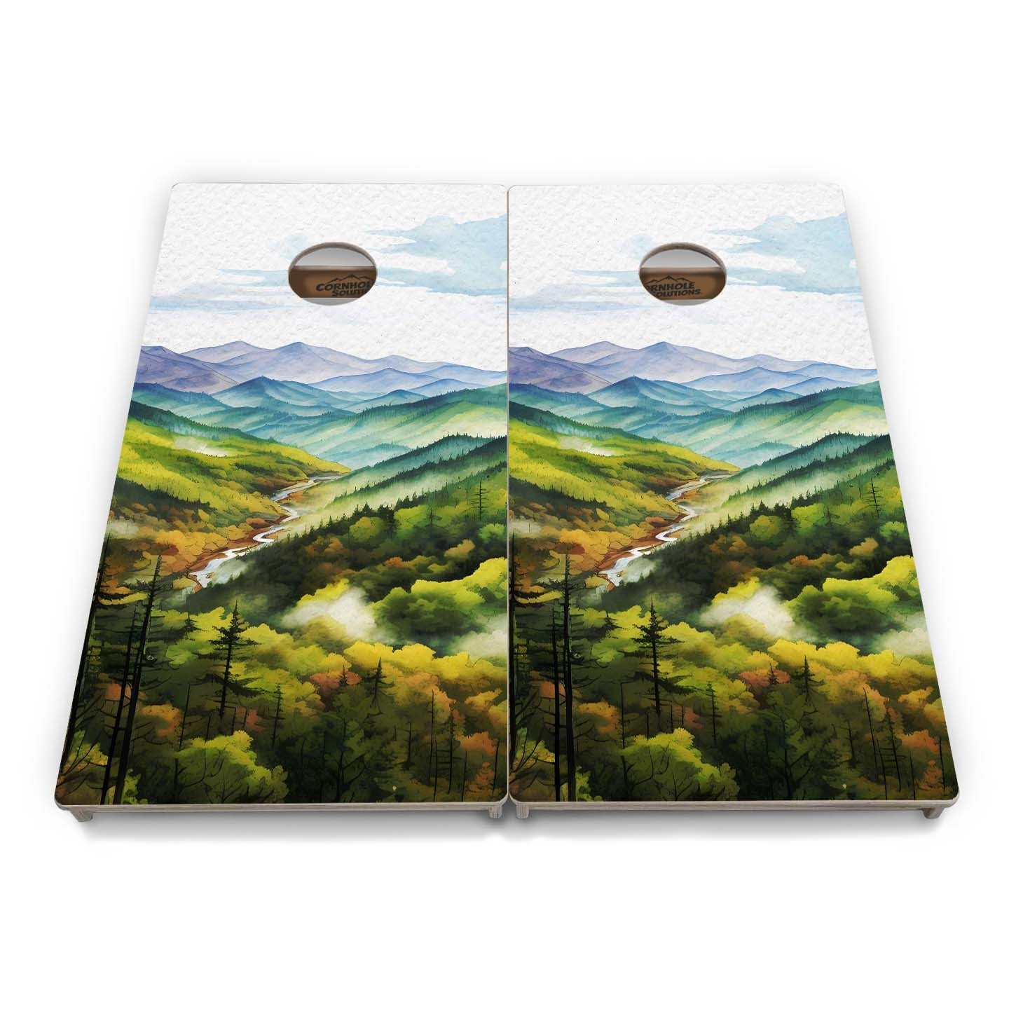 National Parks Cornhole Boards - Professional Tournament Series - Smoky Mountains