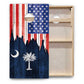 State Flags New Mexico to South Carolina Cornhole Boards - Backyard Series