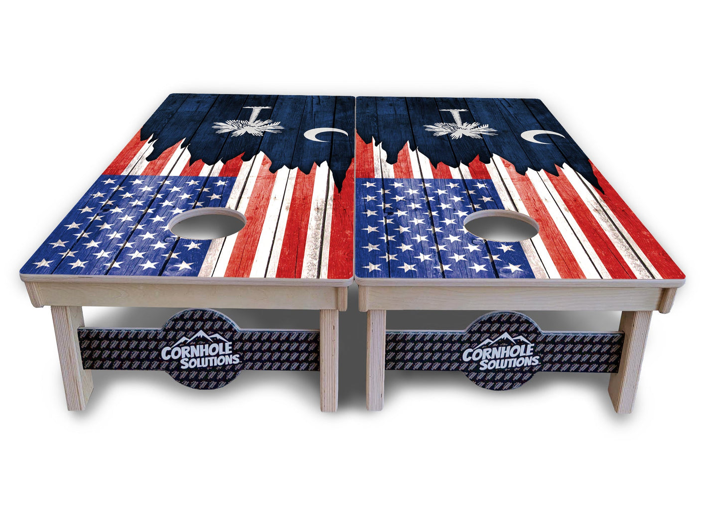 State Flags New Mexico to South Carolina Cornhole Boards - Professional Tournament Series