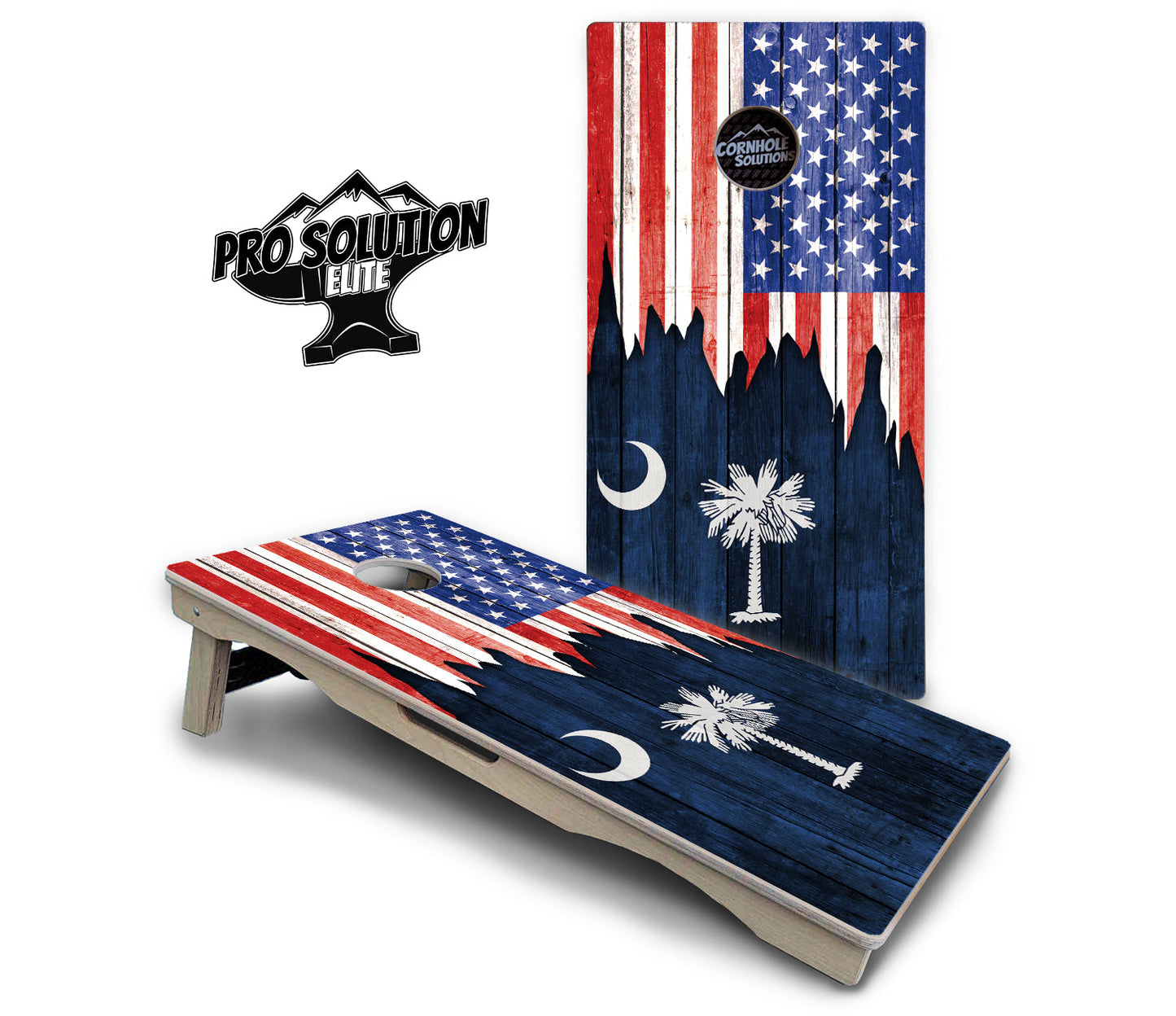 State Flag Designs New Mexico to South Carolina Cornhole Boards - Pro Solution Elite Series