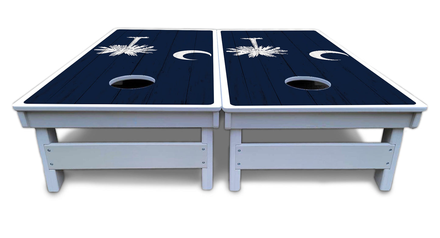 South Carolina Flag Cornhole Boards - All Weather Series