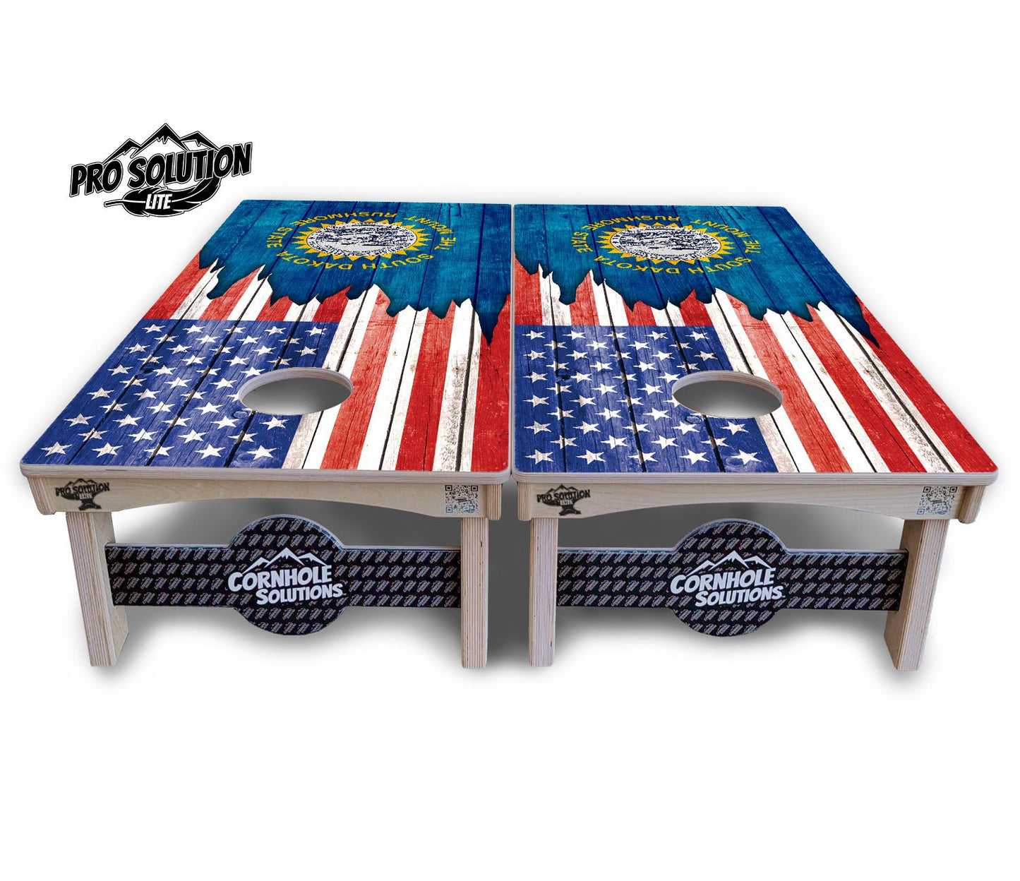 State Flag Cornhole Boards – SD to WY – Pro Lite or Pro Elite