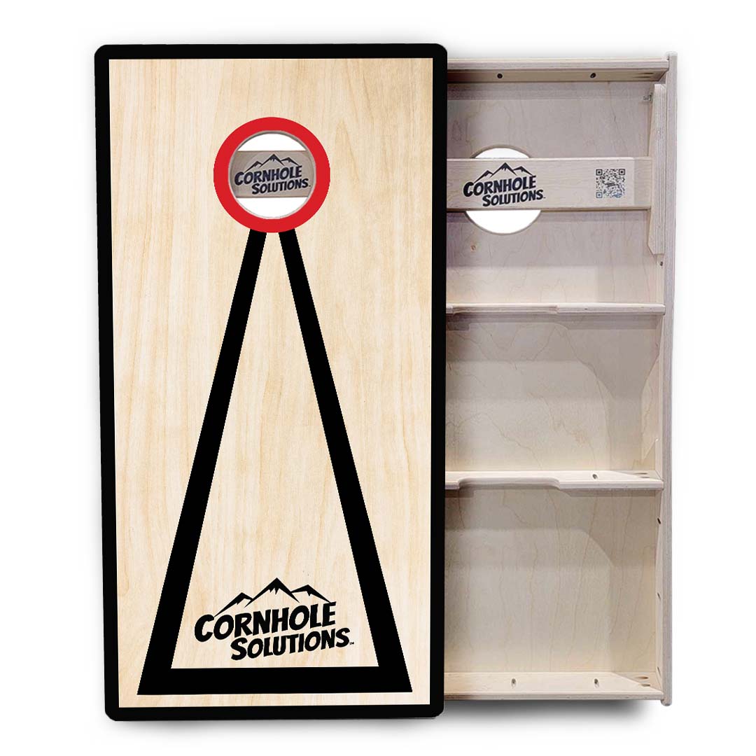 Red Hole Cornhole Boards - Professional Tournament Series - Free Shipping!