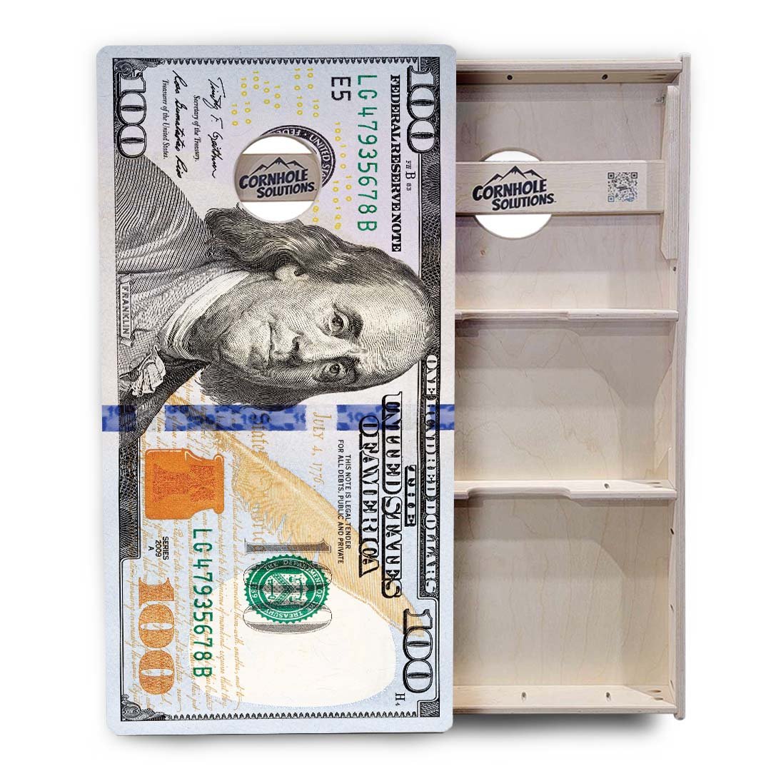$100 Bill Cornhole Boards - Tournament Series