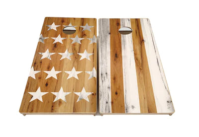 Tournament Quality Cornhole Boards - Large Stars and Stripes