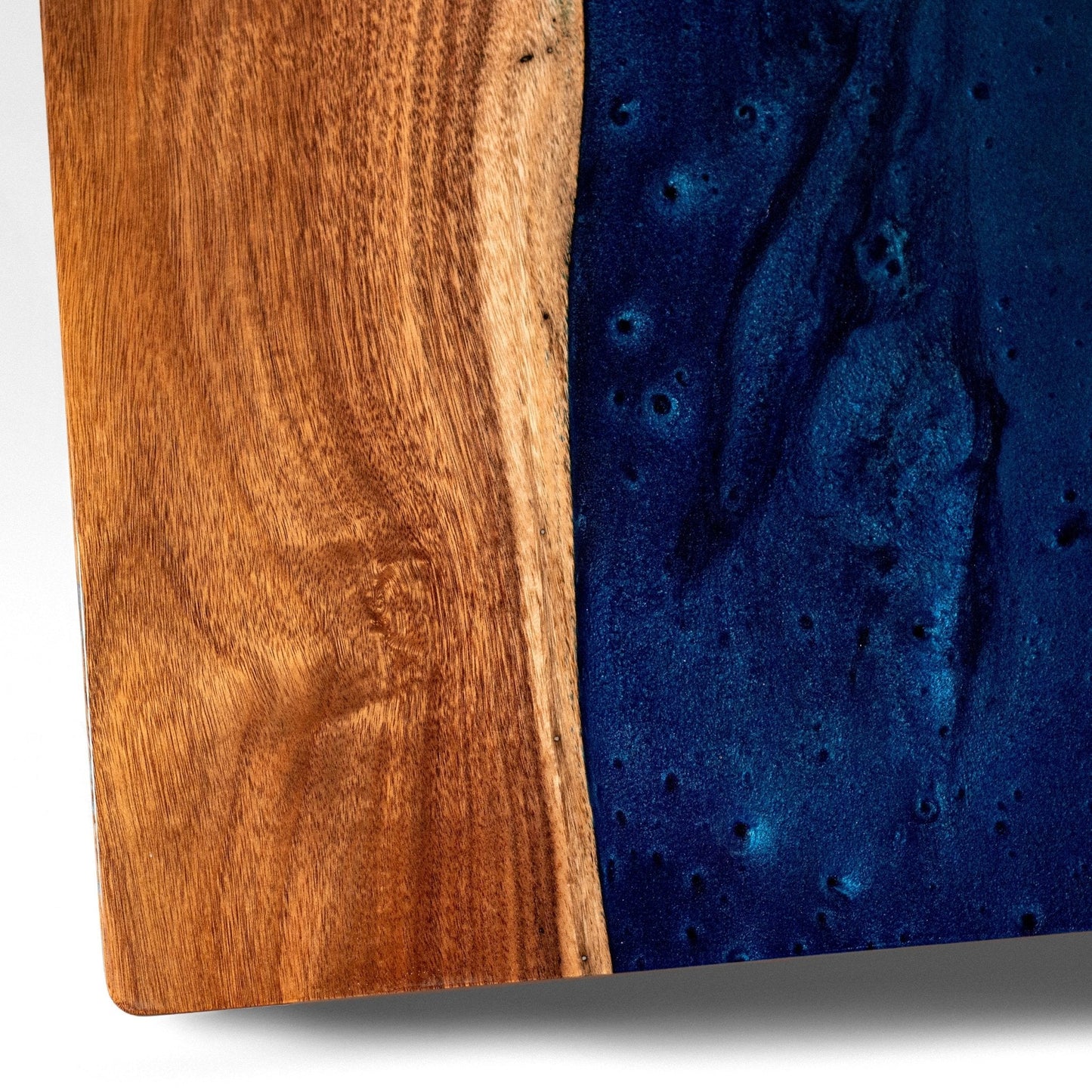 Studio Series Live Edge Resin 2x4 Cornhole Boards | River Collection