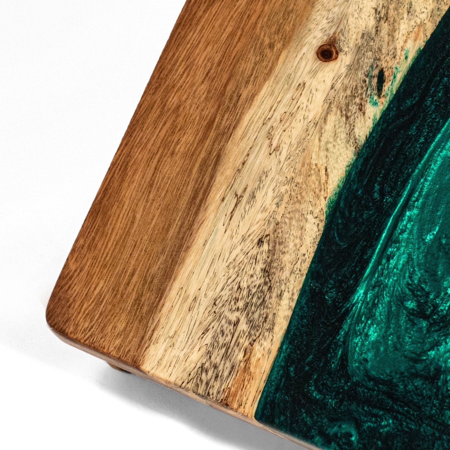 Studio Series Live Edge Resin 2x4 Cornhole Boards | River Collection