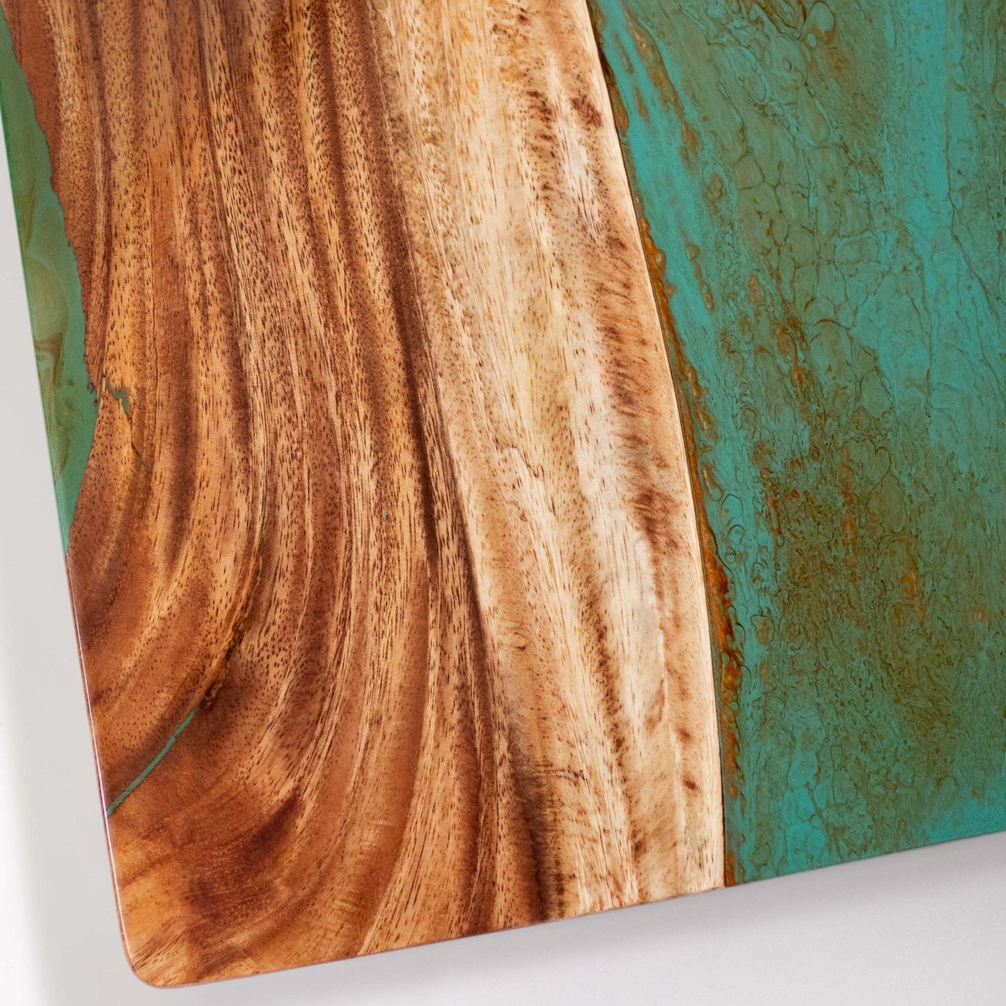 Studio Series Live Edge Resin 2x4 Cornhole Boards | River Collection