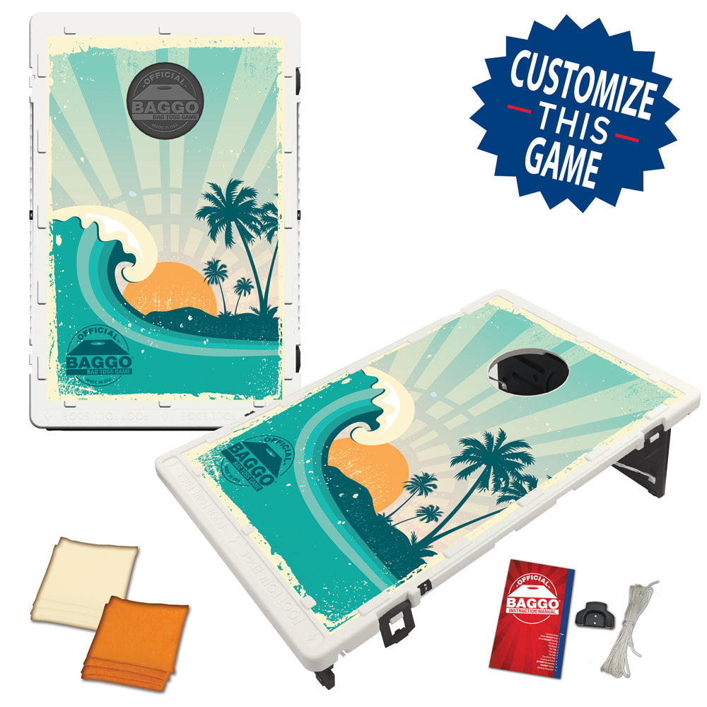 Sunset Surf Wave Bean Bag Toss Game by BAGGO