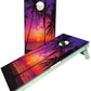 Tropical Sunset Escape Cornhole Boards