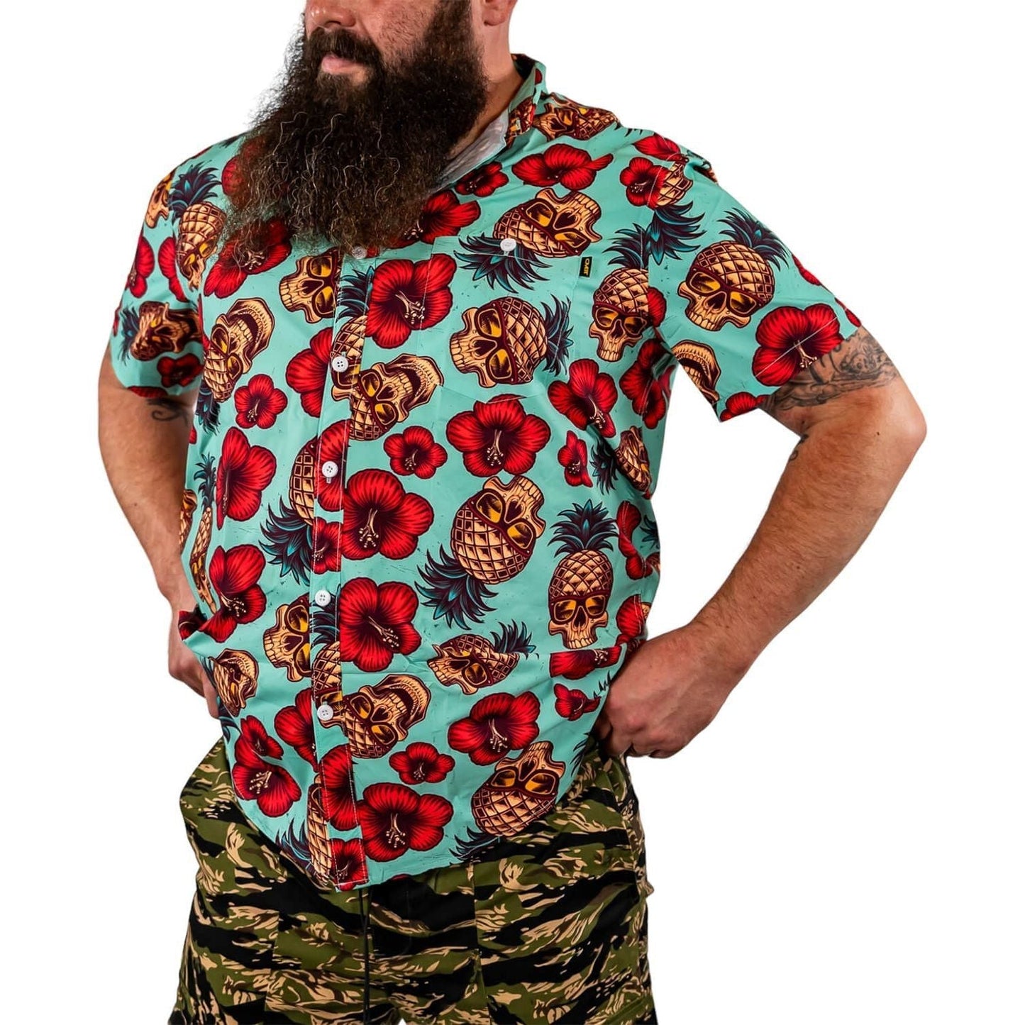 Men Original Button Up Tee