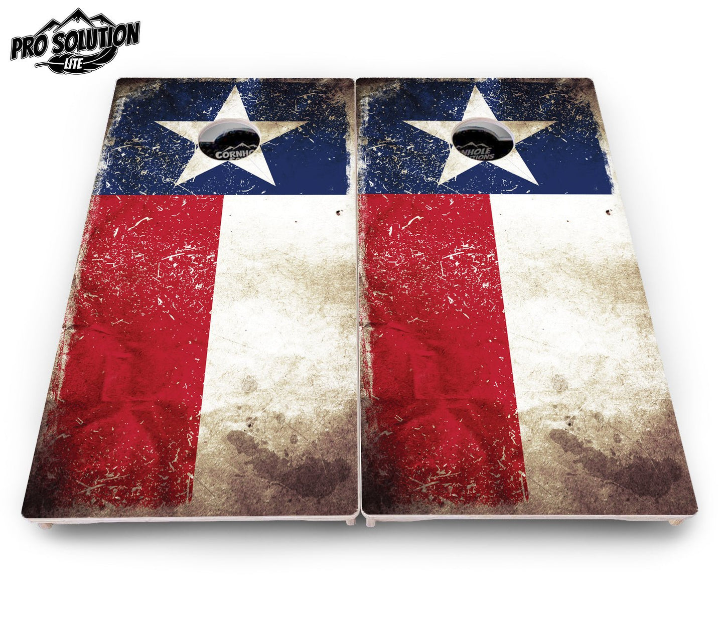 Distressed Texas Flag Cornhole Boards – Pro Lite or Pro Elite