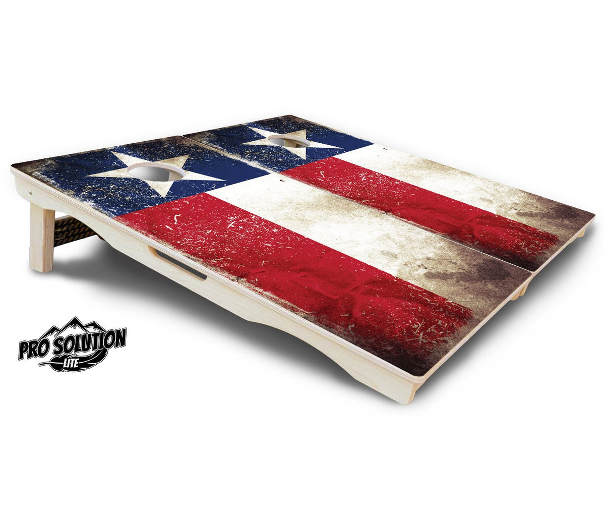 Distressed Texas Flag Cornhole Boards – Pro Lite or Pro Elite