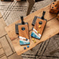 The Beach Epoxy Resin Double Chuck ART Mini Tabletop Cornhole Game