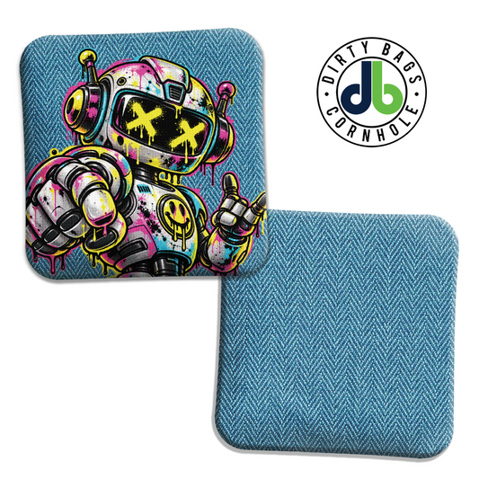 Turquoise Color Match The BOT Cornhole Bags - Speed 5/8
