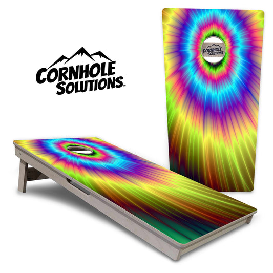 Tie Dye Cornhole Boards - Professional Tournament Series
