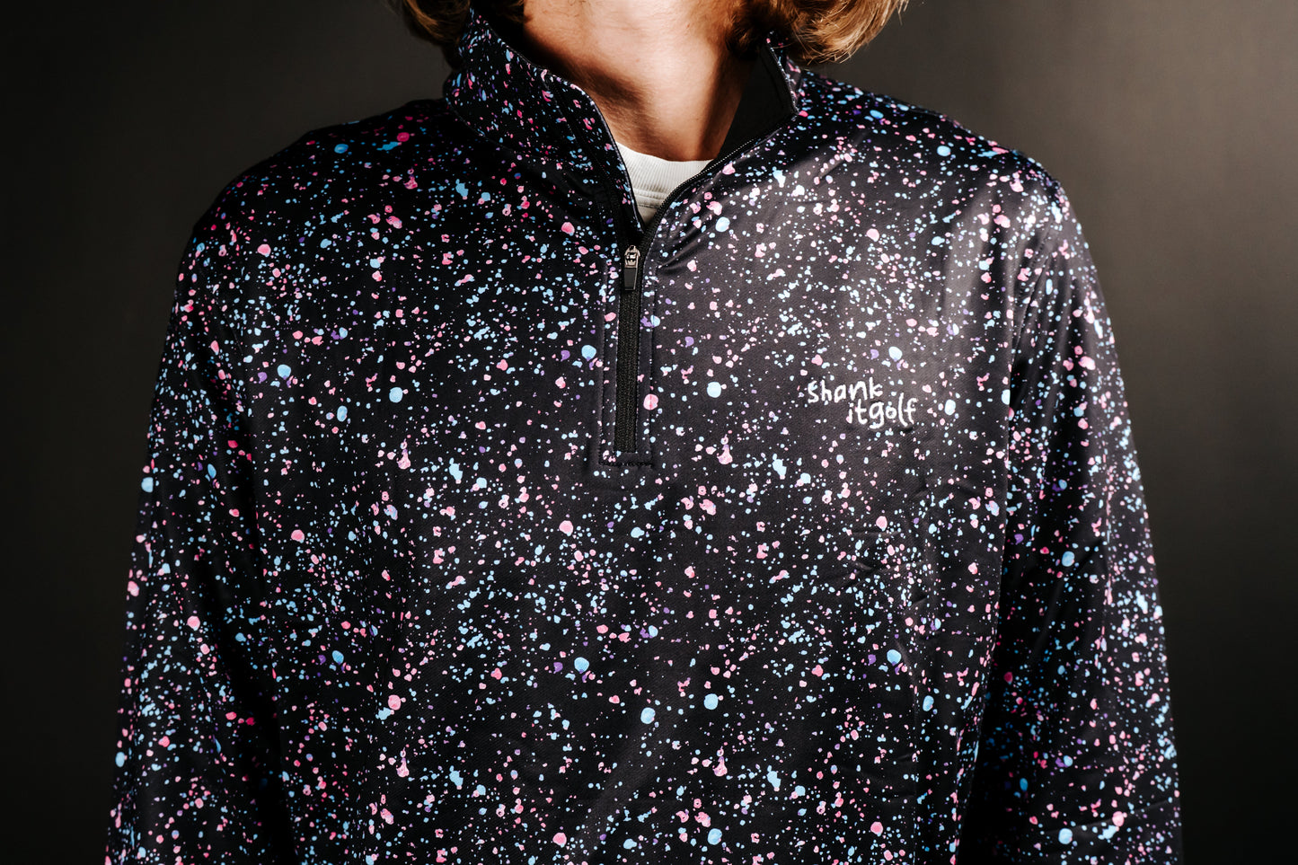Paint Splatter Quarter Zip