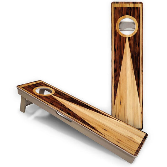 Cornhole Training Boards - Wooden Triangle