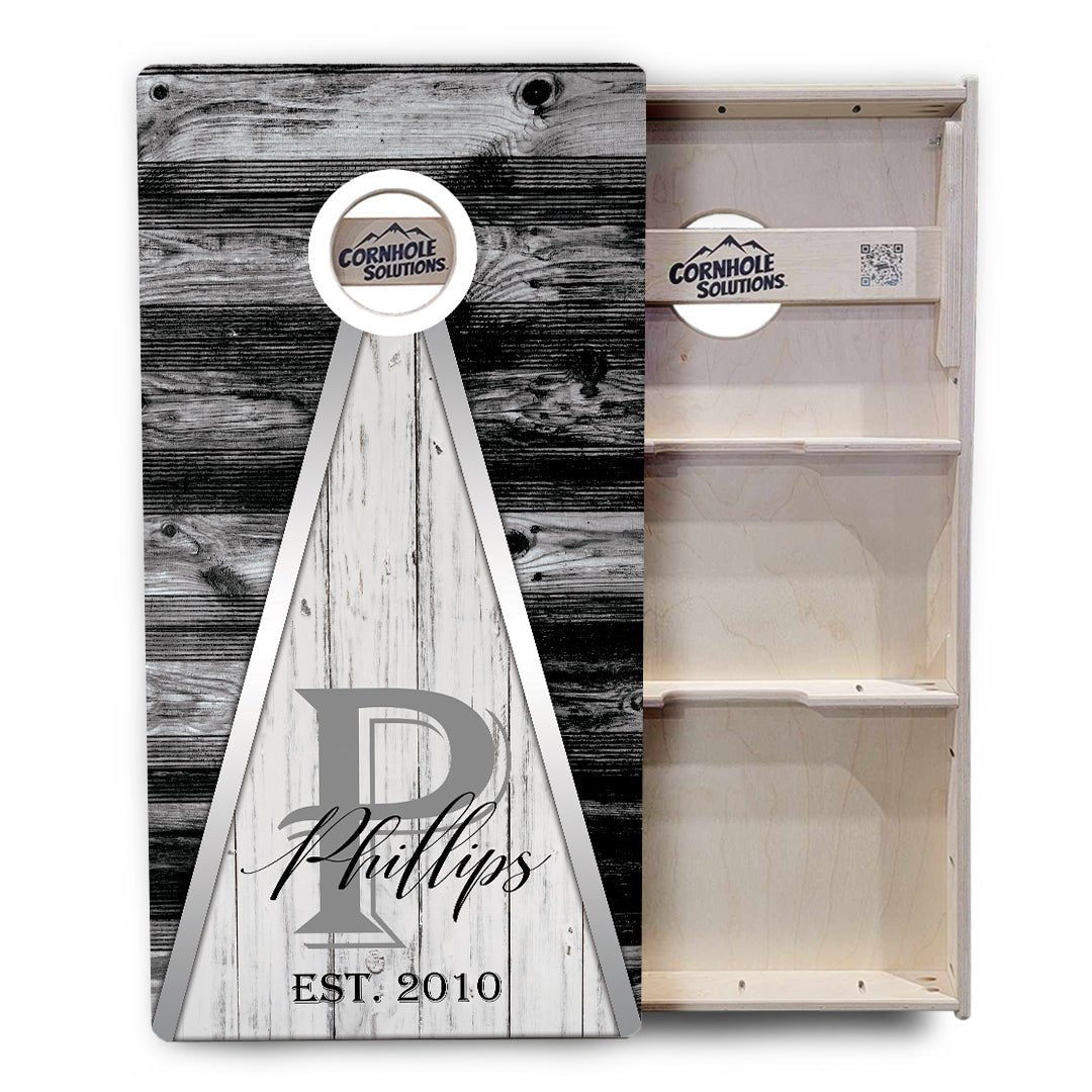 Wedding Triangle Cornhole Boards - Professional Tournament Series