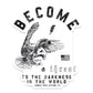 Become A Threat To The Darkness Of The World Decal