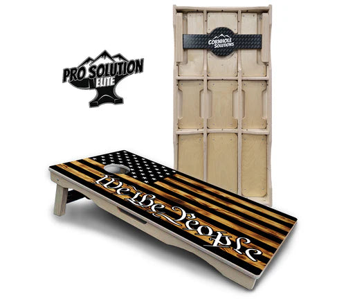Cornhole Boards - Pro Solution Elite Series - We The People USA Flag