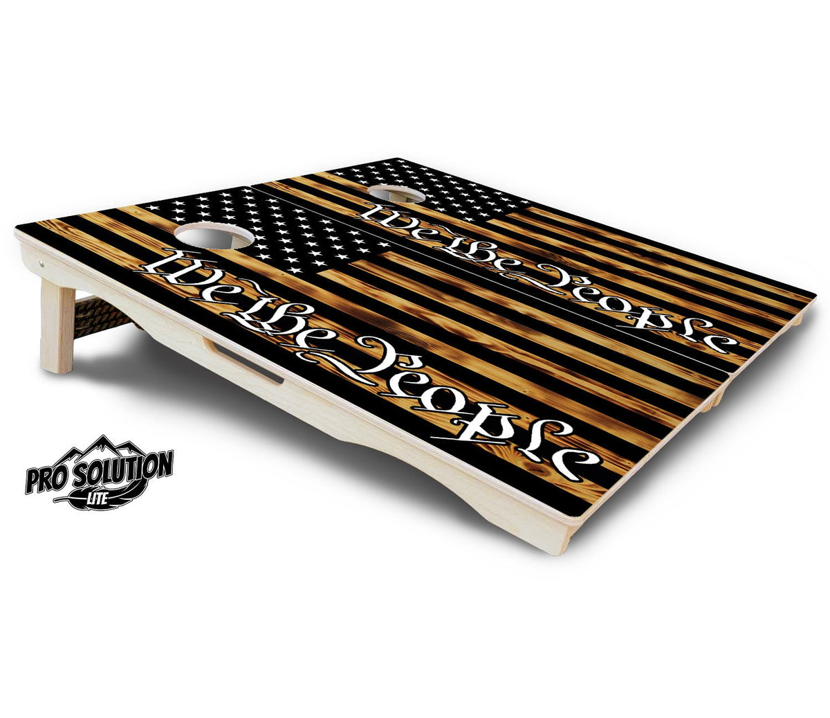WTP Rustic Flag Cornhole Boards – Pro Lite or Pro Elite