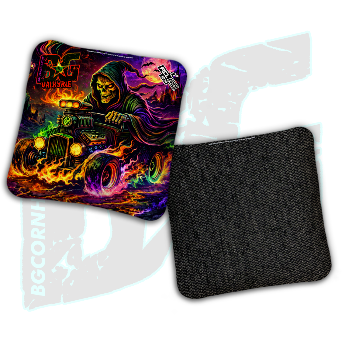 2026 BG Multiple Bag Models "Reaper's Ride" - ACL Pro Stamped Cornhole Bags - SET OF 4 BAGS
