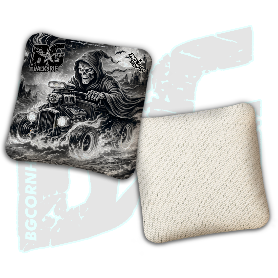 2026 BG Multiple Bag Models "Reaper's Ride" - ACL Pro Stamped Cornhole Bags - SET OF 4 BAGS