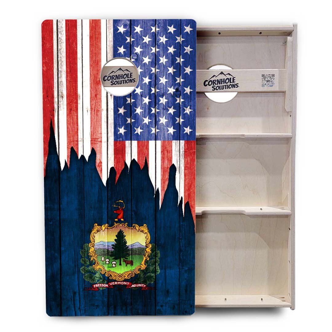 State Flag Cornhole Boards – SD–WY – Tournament Series