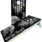 We The People Black & White Eagle Flag Cornhole Set
