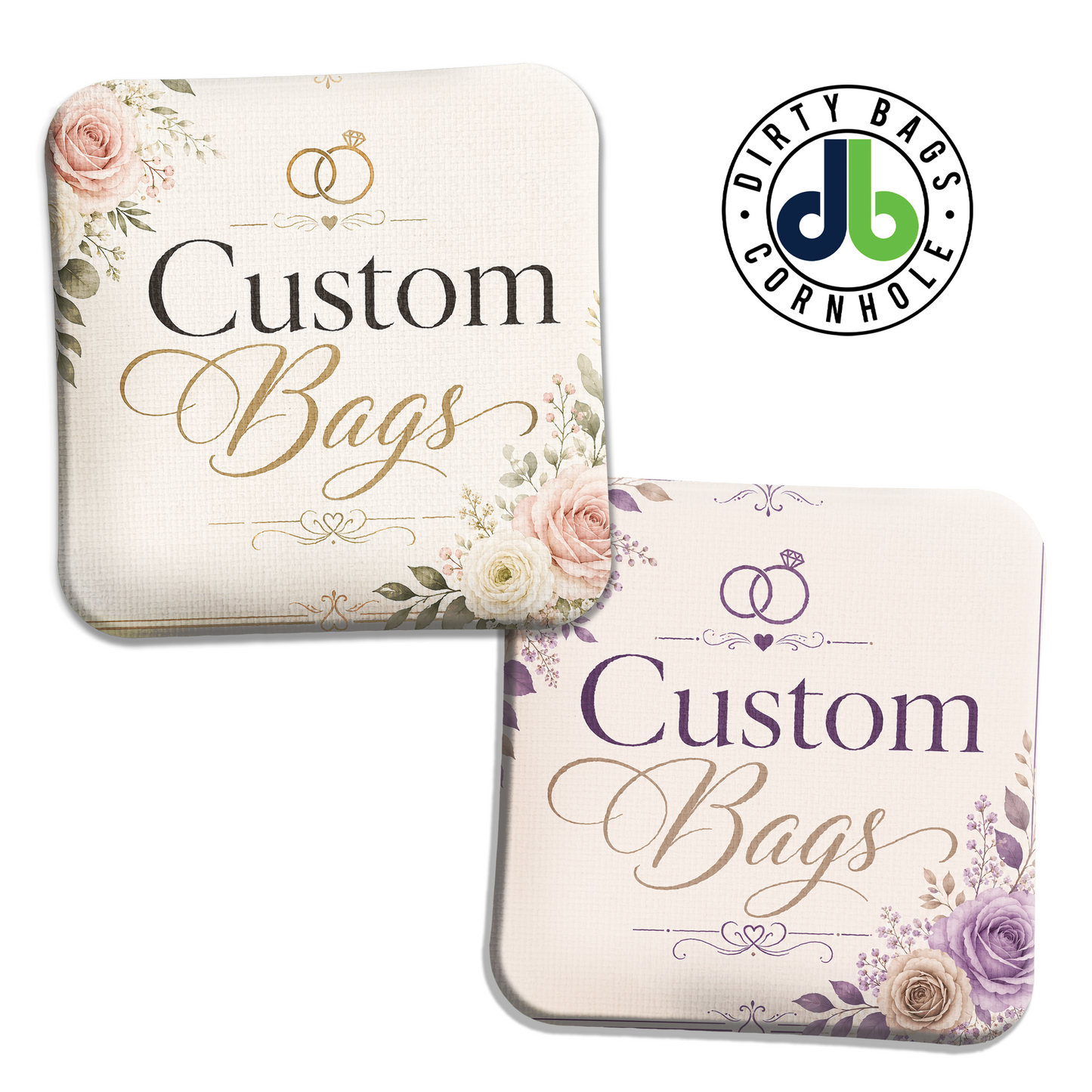 Custom Wedding Cornhole Bags
