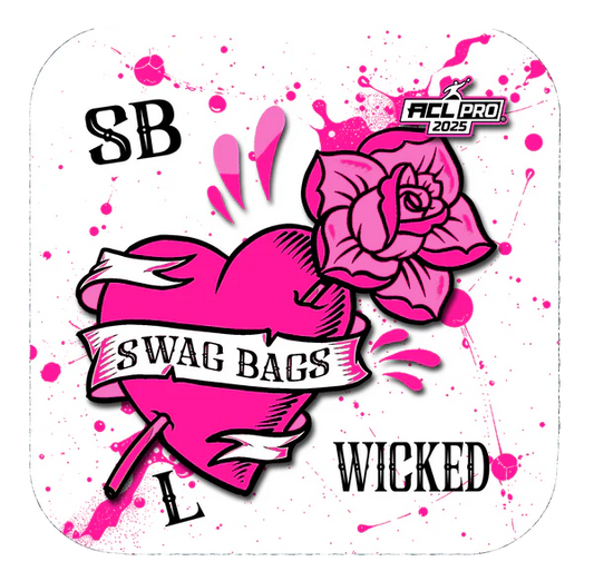 Swag Bags Cornhole - Wicked L - Rosebud