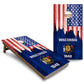 State Flags South Dakota to Wyoming Cornhole Boards - Backyard Series