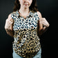 Womens Cheetah Leopard Polo