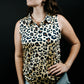 Womens Cheetah Leopard Polo