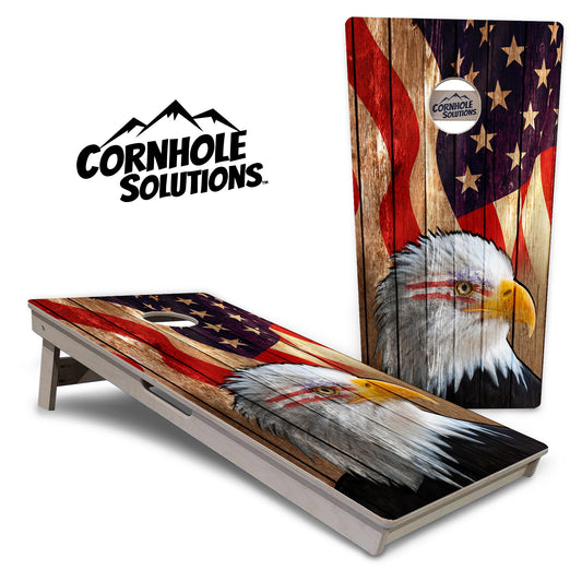 Wooden Eagle Cornhole Boards - Professional Tournament Series