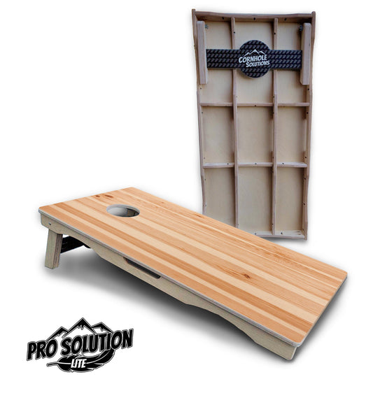 Pine Wood Cornhole Boards - Pro Solution Lite Series