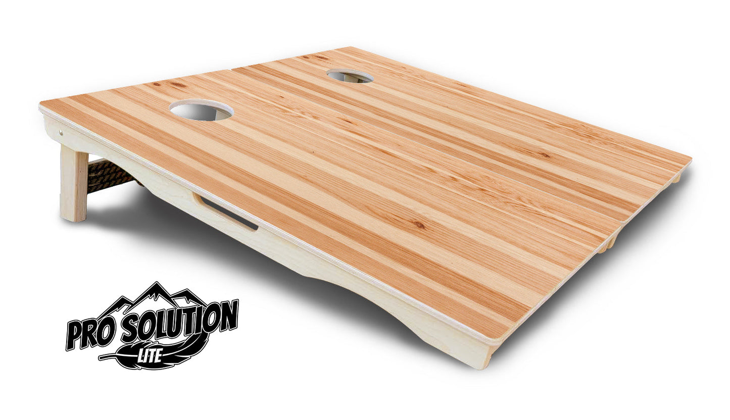 Pine Wood Cornhole Boards - Pro Solution Lite Series