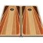 Tournament Quality Cornhole Boards - Retro Wood Design
