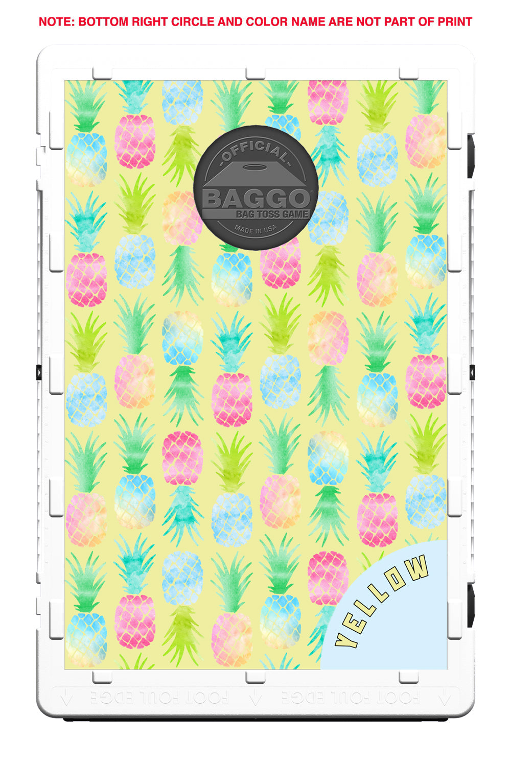 Pineapple Pattern Bean Bag Toss Game by BAGGO