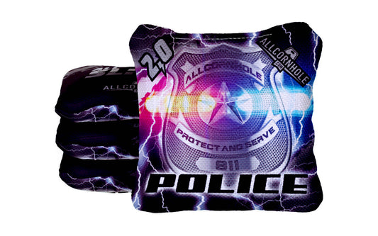 All-Slides 2.0 - Police Edition Cornhole Bags (Set of 4)