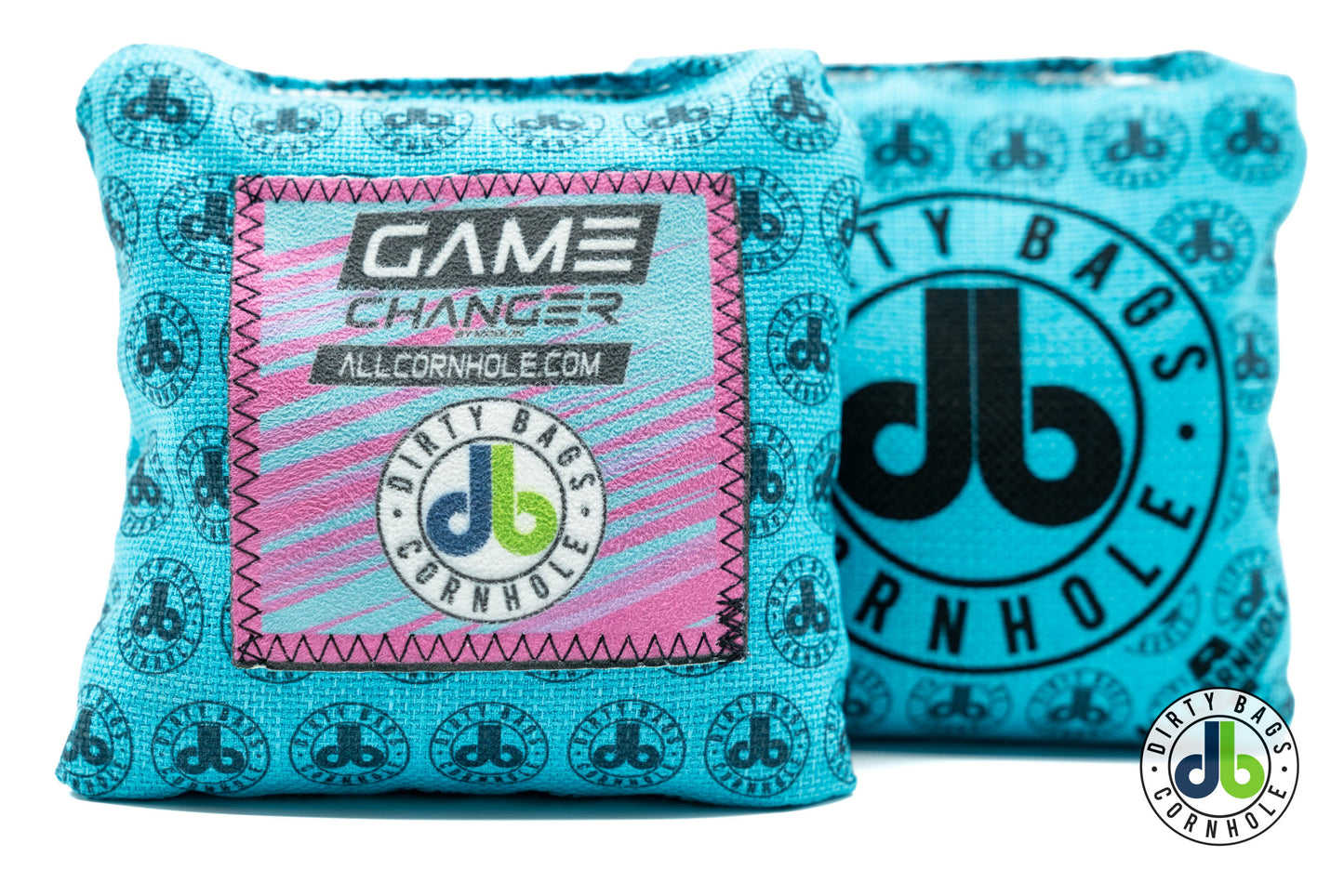 Game Changer Cornhole Bags - db Pattern and Color Patches (Set of 4)