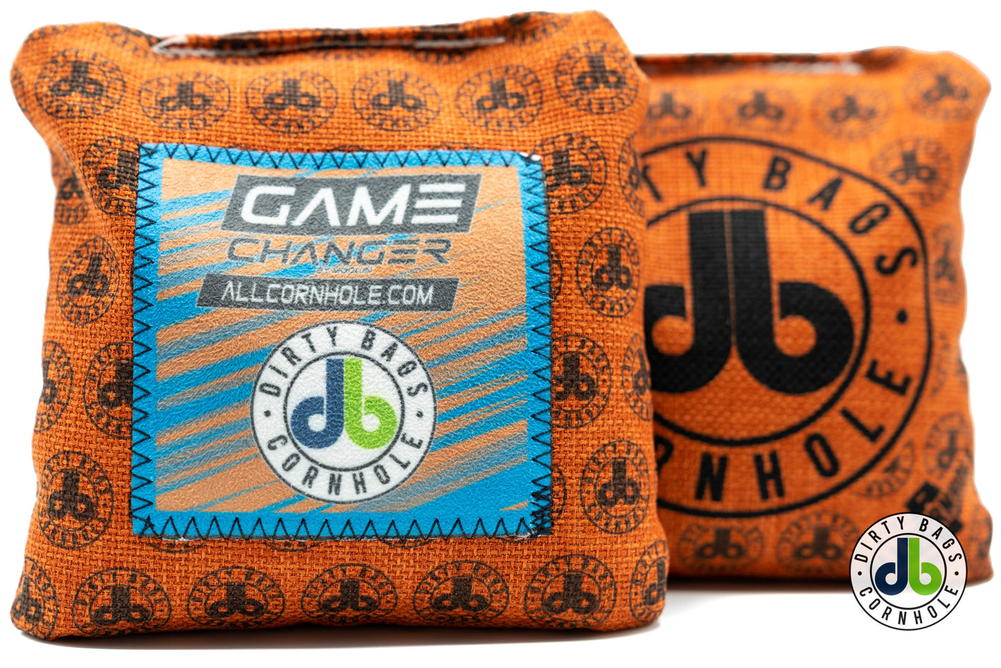 Game Changer Cornhole Bags - db Pattern and Color Patches (Set of 4)