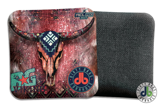 BG Cornhole Viking - db Cow Skull Edition